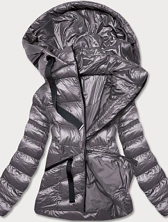 KRÓTKA KURTKA ZIMOWA DAMSKA SZARA model 21244791 - J.STYLE