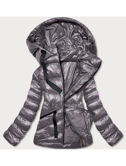 KRÓTKA KURTKA ZIMOWA DAMSKA SZARA model 21244791 - J.STYLE