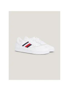 Topánky Tommy Hilfiger Court Cupsole Retro Lth Stripes M FM0FM04828YBS