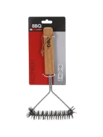 30x14 cm čistiaca kefka s drevenou rukoväťou