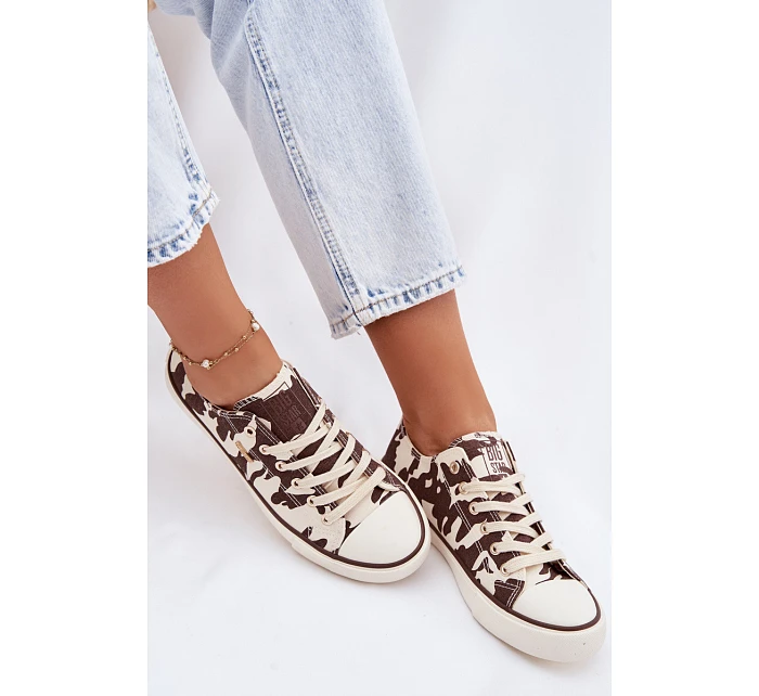 Dámské nízké tenisky Big Star TT274771 s výšivkou