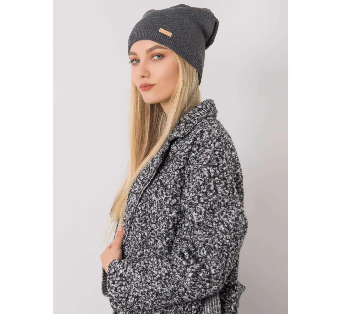 Dámská čepice JK CZ 30 model 16175365 tmavě šedá - FPrice Dámská čepice JK CZ 30 model 16175365 tmavě šedá - FPrice