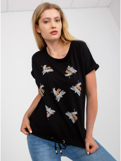 Tričko RV TS 7656.84 čierna