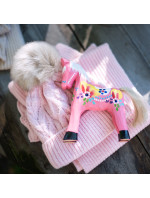 Čiapka a šál detské Art Of Polo sk21801 Light Pink