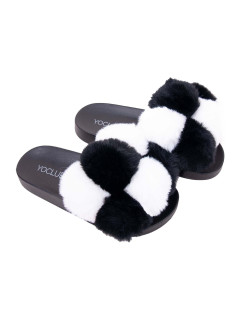 Yoclub Dámske sandále Slide OFL-0061K-3400 Black