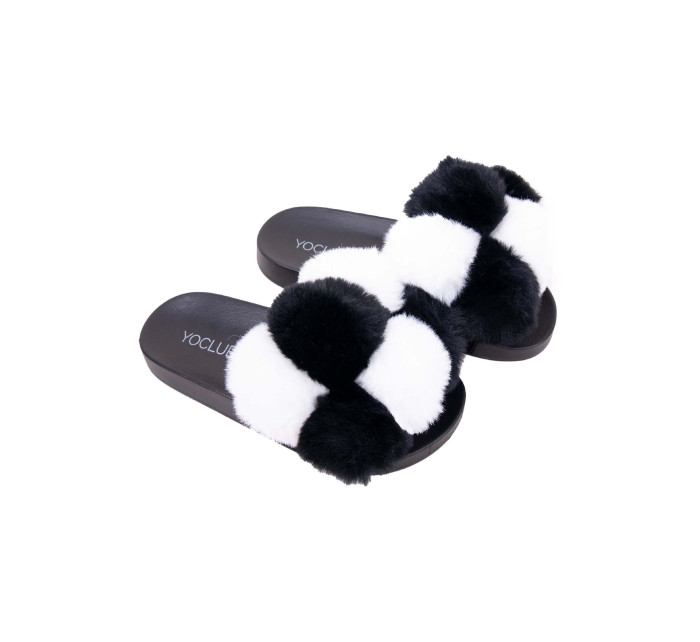 Yoclub Dámske sandále Slide OFL-0061K-3400 Black