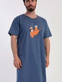 Pánska nočná košeľa s krátkym rukávom Cool