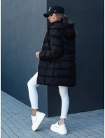 Dámska zimná bunda s kapucňou GABRIELLE black FashionStreet TY4366 Dámska zimná bunda s kapucňou GABRIELLE black FashionStreet TY4366