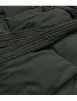 Dámska zimná skladacia bunda v army farbe (5M737-136) Dámska zimná skladacia bunda v army farbe (5M737-136)