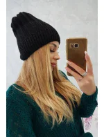 Fleecová čiapka Anna K238 čierna