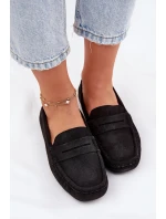 Zamszowe Mokasyny Damskie Big Star RR274948 Czarne