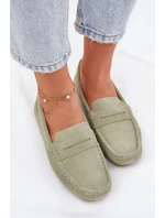 Dámské Semišové Mokasíny Big Star model 21693792 Zelené - Big Star Shoes