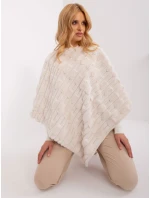 Poncho AT ecru model 19367683 - FPrice Poncho AT ecru model 19367683 - FPrice
