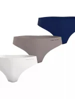 Dámske 3P BRAZILIAN UW0UW03871 0RY white/beige/dark.modrá - Tommy Hilfiger