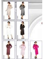 Dámský župan CLASSIC model 21796517 Černá - De Lafense Dámský župan CLASSIC model 21796517 Černá - De Lafense