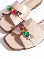 Klasické hnědé nazouváky dámské bez podpatku Klasické hnědé nazouváky dámské bez podpatku