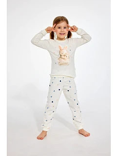 Pyžamo Cornette Kids Girl 594/201 Sleeping, dĺžka rukávov 86–128