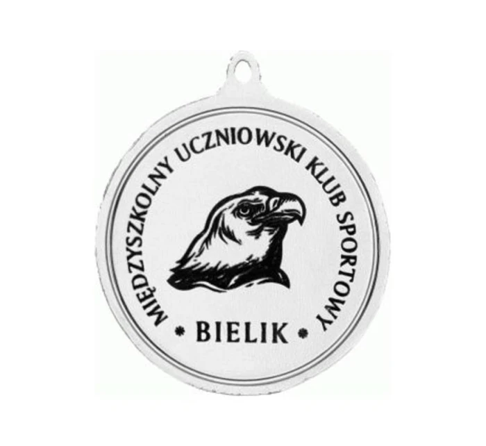 Medal metalowy z grawerowaniem laserem- RMI