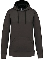K 446 Kontrastní mikina s kapucí model 22509343 dark grey/black - Kariban K 446 Kontrastní mikina s kapucí model 22509343 dark grey/black - Kariban