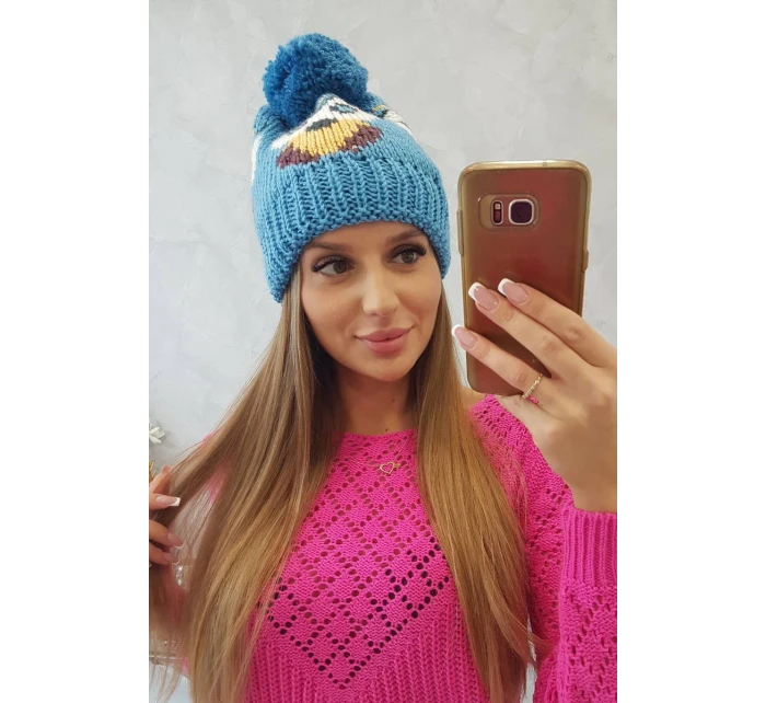 Dámska čiapka Owl K340 tyrkysová Dámska čiapka Owl K340 tyrkysová