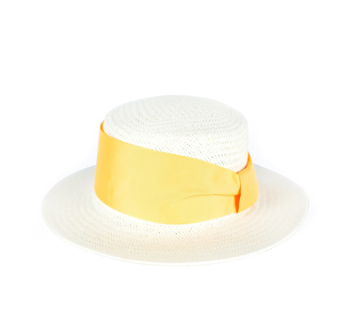 Dámsky klobúk Ecru Yellow Hat - Art of Polo