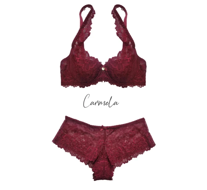 Dámska podprsenka CARMELA M-053/22 Burgundy - MAT