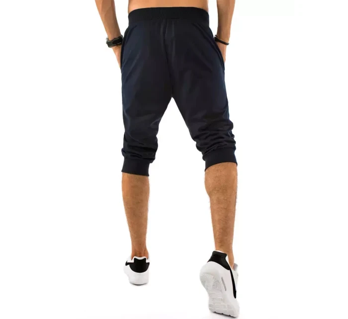 FashionStreet pánske tmavomodré teplákové šortky SX1536