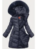 Tmavomodrá zimná bunda s kapucňou (ty045-2) Tmavomodrá zimná bunda s kapucňou (ty045-2)