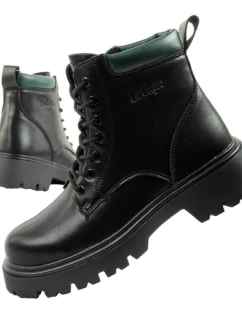 boty dámské model 21406141 boty kožené zateplené šněrovací dámské boty - Lee Cooper