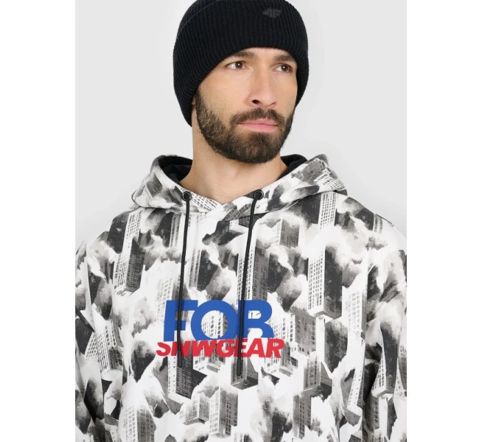 Pánska mikina s kapucňou 4F 4FRAW25TSWSM2569-91A