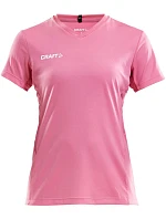 Squad Go Jersey Solid W Dámské sportovní tričko s výstřihem do V model 22469033 pop - Craft Teamwear Squad Go Jersey Solid W Dámské sportovní tričko s výstřihem do V model 22469033 pop - Craft Teamwear