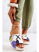 Gumové pantofle s potiskem Bílý model 21575280 - Boto