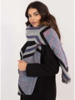 Šatka AT SZ 2101.22P sivá čierna