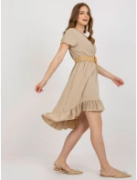 Šaty DHJ SK 8358.19 béžové