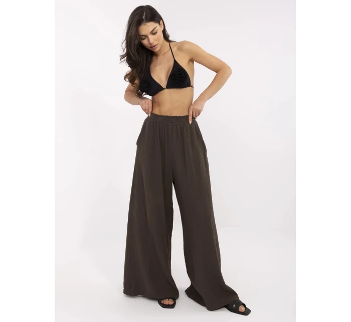 Nohavice MI SP 2563.84 tmavohnedé