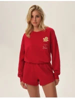 Dámske pyžamo Fawn 41900-33X Red - Henderson Ladies Dámske pyžamo Fawn 41900-33X Red - Henderson Ladies