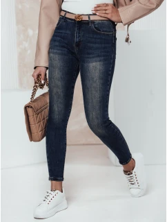 Dámské džínové kalhoty push up tmavě modré Dstreet model 21982428 - FashionStreet