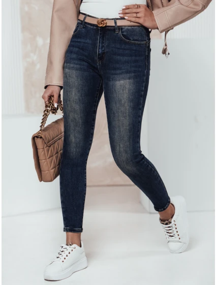 Dámské džínové kalhoty push up tmavě modré Dstreet model 21982428 - FashionStreet