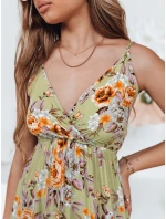 zelené maxi šaty model 21990223 - Dstreet