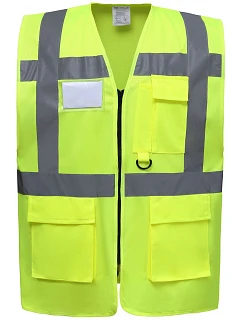 HVW 801 HiVis multifunkční vesta model 22502379 hi vis yellow - Yoko