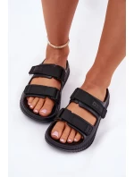 Dámské Pěnové Sandály Se Zipem Big Star Černé model 21694586 - Big Star Shoes