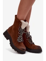 Dámské trekové boty z eko kůže Camel Bellora