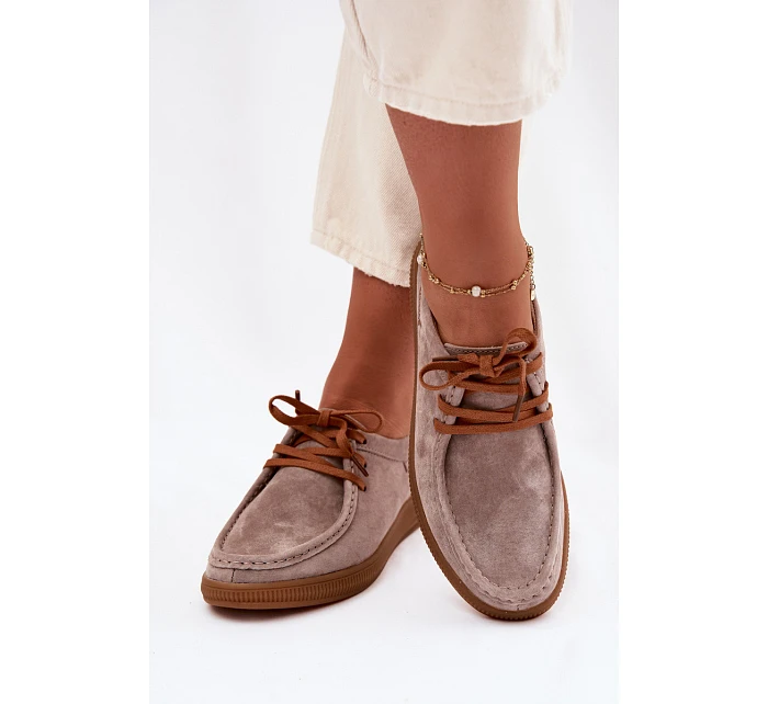 Polobotky z přírodního semiše Vinceza 95391 Béžové