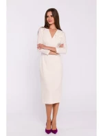 Květinové tužkové šaty  kost model 20503002 - STYLOVE