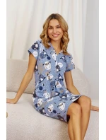 Dámske tehotenské tričko 5271 modré - Doctornap