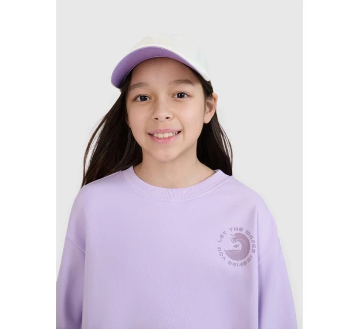 Dívčí mikina s kapucí bez model 21435800 - 4F Dívčí mikina s kapucí bez model 21435800 - 4F