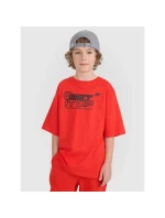 Detské tričko oversize s potlačou 4F 4FJRSS25TTSHU3296-62S Detské tričko oversize s potlačou 4F 4FJRSS25TTSHU3296-62S