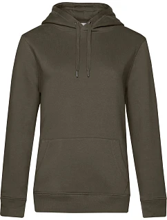 B&C QUEEN Hooded_° Dámská mikina s kapucí model 22528420 khaki