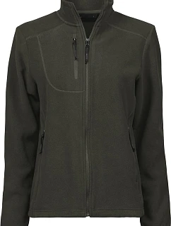 Tee Jays TJ 9131 Dámska fleecová bunda „Trail“ 18.9131 lovecká zelená