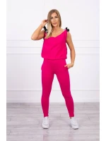 s nápisem fuchsiová model 18743242 - K-Fashion